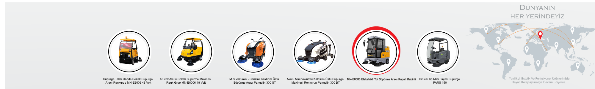 PANTHER 360 Electric Road Sweeper with Closed Cabin