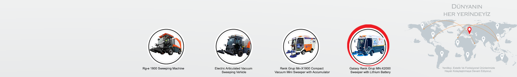 Galaxy Renk Grup MN-X2000 Sweeper with Lithium Battery