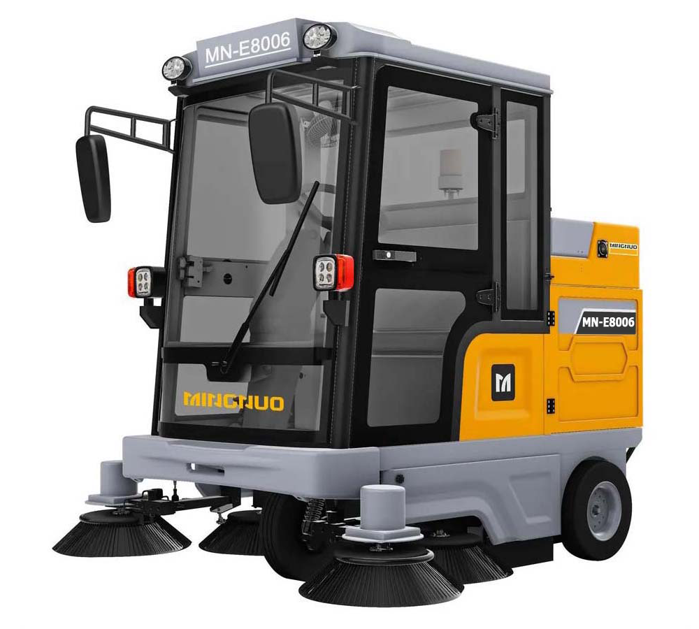 PANTHER 360 Electric Road Sweeper with Closed Cabin