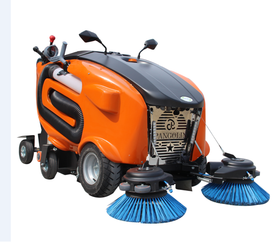 Renk Grup Pangolin 300 ST Mini Vacuum Gasoline Powered Sidewalk Sweeper