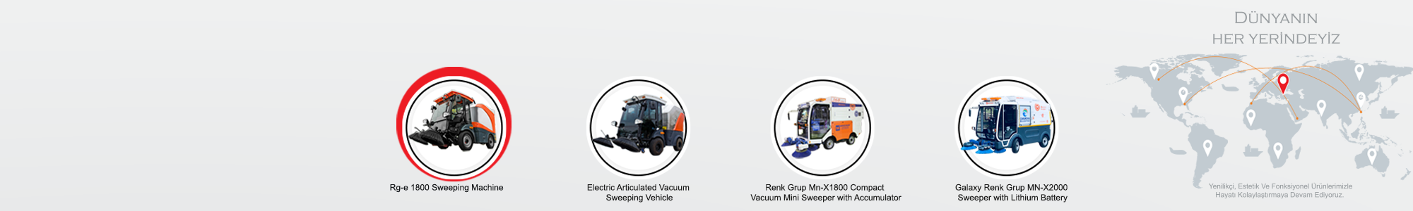 Renk Grup RG-E1800 Road Sweeper Vehicle